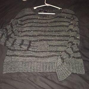 Black and Grey Sweater